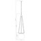 Z-Lite Calhoun Pendant, 1-Light, 13 In.W x 14.75 In.H, Heritage Brass/Clear seedy 7506P13-HBR - alternate 4